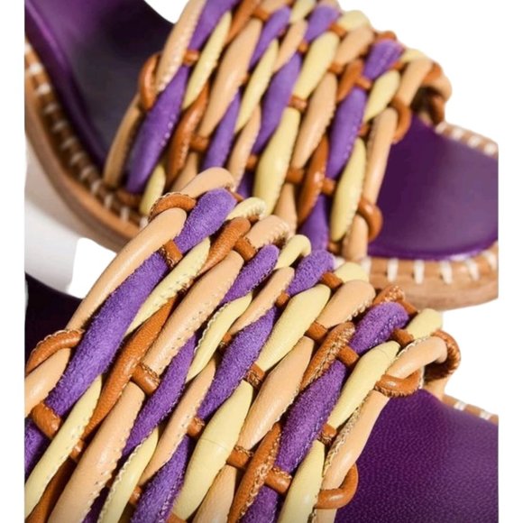 Ulla Johnson Malia Woven Sandals, Multi-colored, Size 39 EU, 9 US - Picture 7 of 10